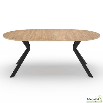 Table à manger extensible 110-200 cm - Bois - Vana