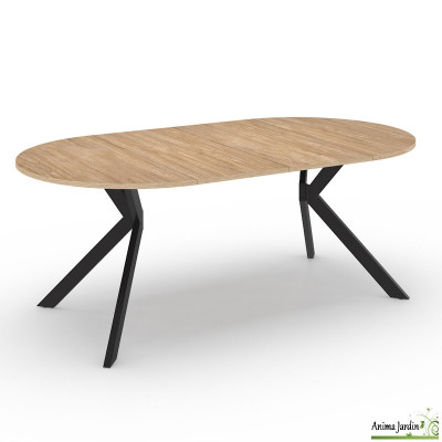 Table à manger extensible 110-200 cm - Bois noyer - Spider
