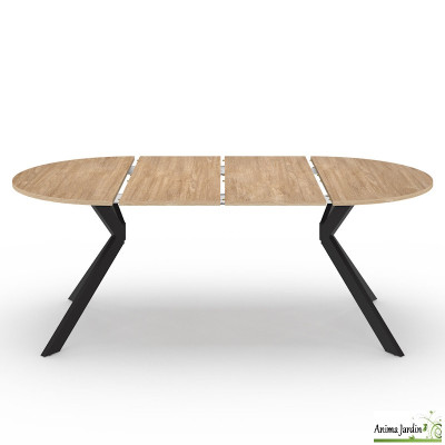 Table à manger extensible 110-200 cm - Bois noyer - Spider