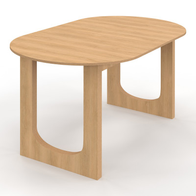 Table à manger extensible 160-200 cm - Bois - Mathis