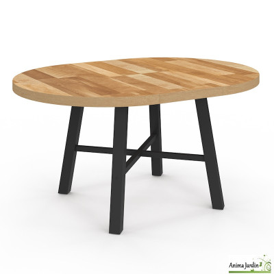 Table à manger extensible 110-150 cm - Bois - Mathilde