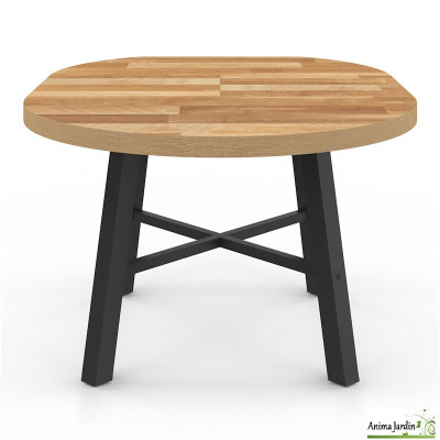Table à manger extensible 110-150 cm - Bois - Mathilde