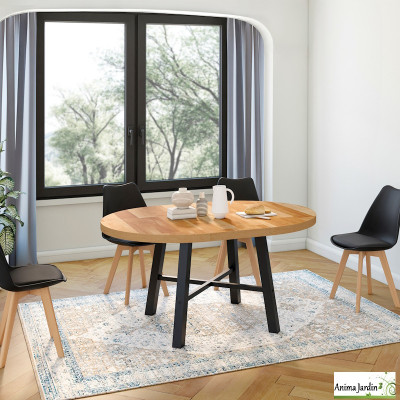 Table à manger extensible 110-150 cm - Bois - Mathilde