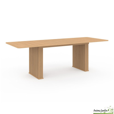 Table à manger extensible 160-240 cm - Bois - Faustin