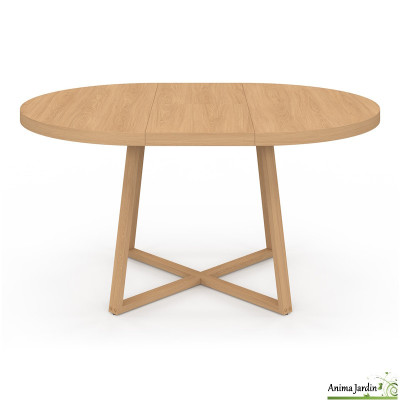 Table à manger extensible 110-150 cm - Bois - Sana