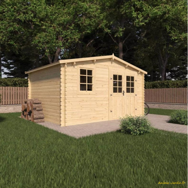 Abri de jardin en bois, Vallo, 14 m², 28 mm