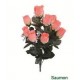 Cône, vase, boutons de rose, fleur artificielle en tergale, toussaint, rameaux