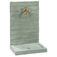 FONTAINE MURALE CONTEMPORAINE GM 74 cm ZINC 018250