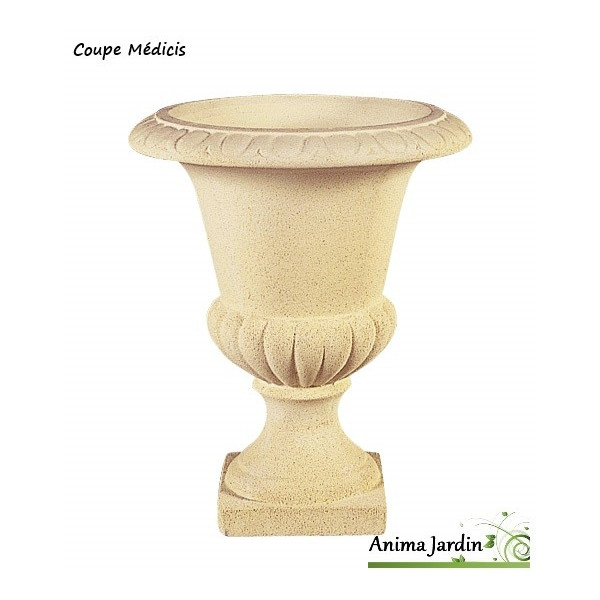 Coupe Médicis en pierre reconstituée, vasque, contenant, pot, achat