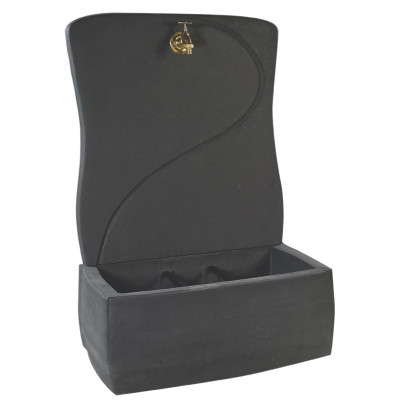 FONTAINE MURALE 800 ANTHRACITE  en béton ciré