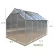 Serre de Jardin en aluminium et polycarbonate, 5.92 m², achat, pas cher