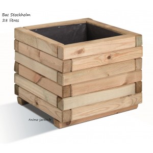 Bac jardinière Bois pour Plantes, Stockholm, autoclave, achat/vente