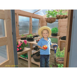 Abri serre de  jardin MERANO, 28mm, moderne, Solid, achat/vente