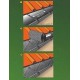Protection pour gouttière, grillage PVC solide, anti-feuilles mortes, nortène