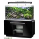 Aquarium OSAKA 260 Noir Glossy avec meuble, design, pas cher