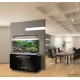 Aquarium OSAKA 260 Noir Glossy avec meuble, design, pas cher