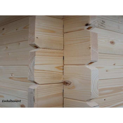 Abri de jardin en bois, Viborg, toit plat, 11,89m², Solid, pas cher