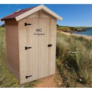 Toilettes sèches en bois avec sciure, équipé lave mains, achat/vente