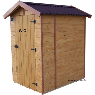 Toilettes sèches en bois avec sciure, équipé lave mains, achat/vente