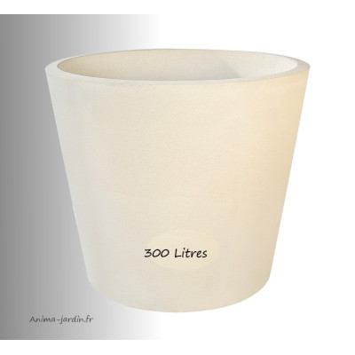 Grand Pot en béton préssé Diam-90cm, gros volume, achat/vente