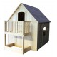 Maisonnette enfant en bois, Duplex, mezzanine, pas cher, EGT
