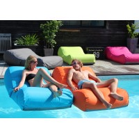 Matelas de piscine flottant, Wave, gonflable, canapé, pouf pas cher