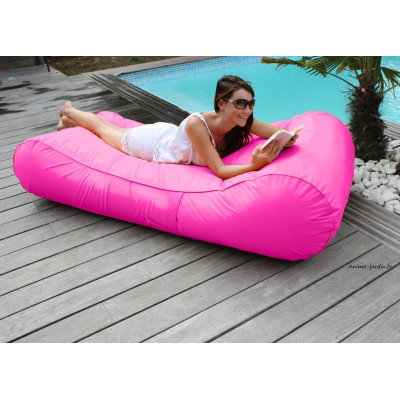 Matelas de piscine flottant, Wave, gonflable, canapé, pouf pas cher