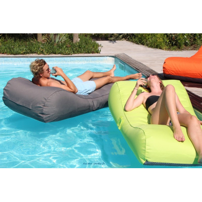 Matelas de piscine flottant, Wave, gonflable, canapé, pouf pas cher