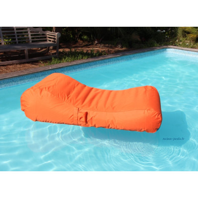 Matelas de piscine flottant, Wave, gonflable, canapé, pouf pas cher