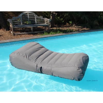 Matelas de piscine flottant, Wave, gonflable, canapé, pouf pas cher