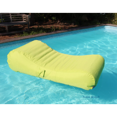 Matelas de piscine flottant, Wave, gonflable, canapé, pouf pas cher
