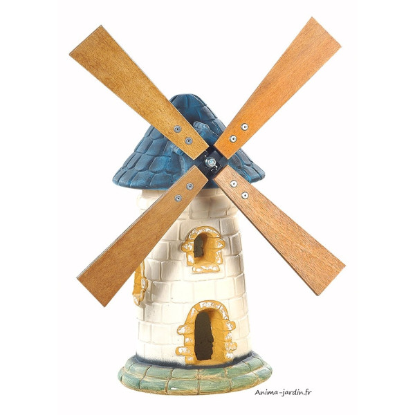 Moulin de jardin, Ardoise, décoration de jardin, 56cm, pas cher