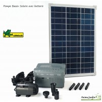 Pompe à eau panneau solaire pour bassin, SOLARMAX 1000 Ubbink