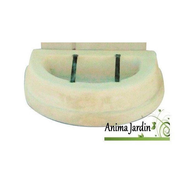 Socle seul pour Fontaine de ville 115cm, borne, en pierre reconstituée