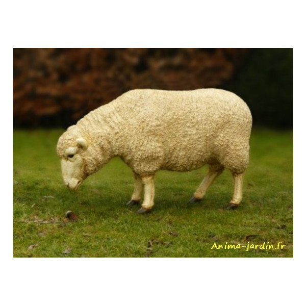 Mouton debout en résine, Brebis tête Basse, animal de la ferme,  Jardin, achat
