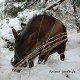 Sanglier en résine, cochon sauvage, animal de la forêt, décoration Jardin, achat
