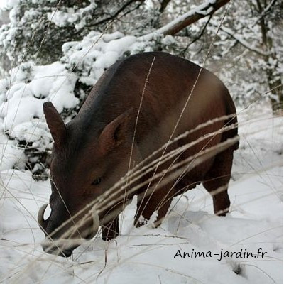 Sanglier en résine, cochon sauvage, animal de la forêt, décoration Jardin, achat