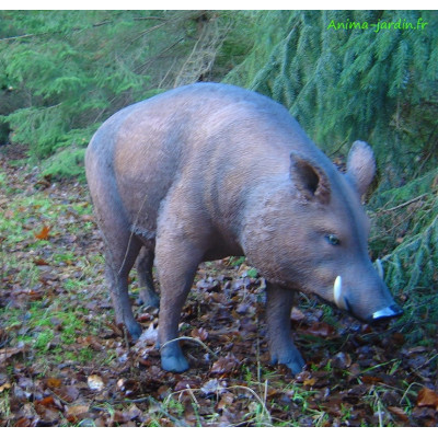 Sanglier en résine, cochon sauvage, animal de la forêt, décoration Jardin, achat