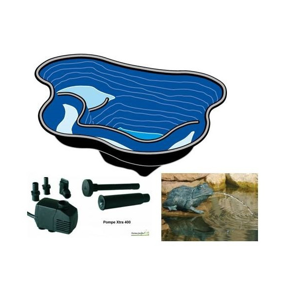 Petit bassin 145 litres en résine équipé avec pompe, et grenouille, achat