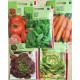 Lot 10 paquets graines légumes, courgette, épinard, concombre, tomate, carotte, radis, persil, pas cher