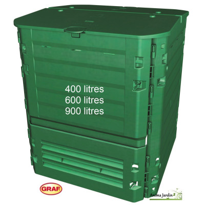 Composteur thermo-king, vert, 400, 600, et 900 litres, Graf, achat/vente