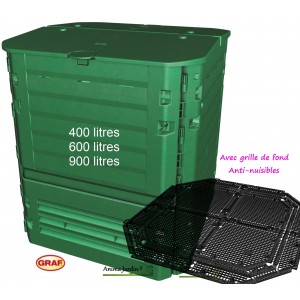Composteur thermo-king, vert, 400, 600, et 900 litres, Graf, achat/vente