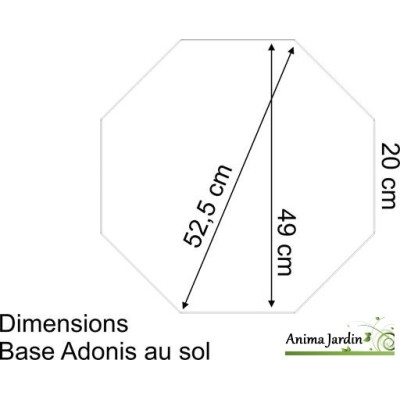 Fontaine ADONIS  ocre en pierre reconstituée, h 155cm Framusa grandon