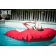 Grand Coussin piscine, pouf 125x175 cm, Shelto, pas cher, achat