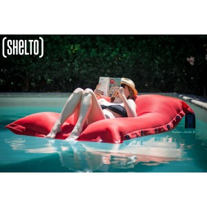 Grand Coussin piscine, pouf 125x175 cm, Shelto, pas cher, achat