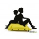 Coussin piscine, pouf 100x100 cm, flottant, Shelto, pas cher, achat