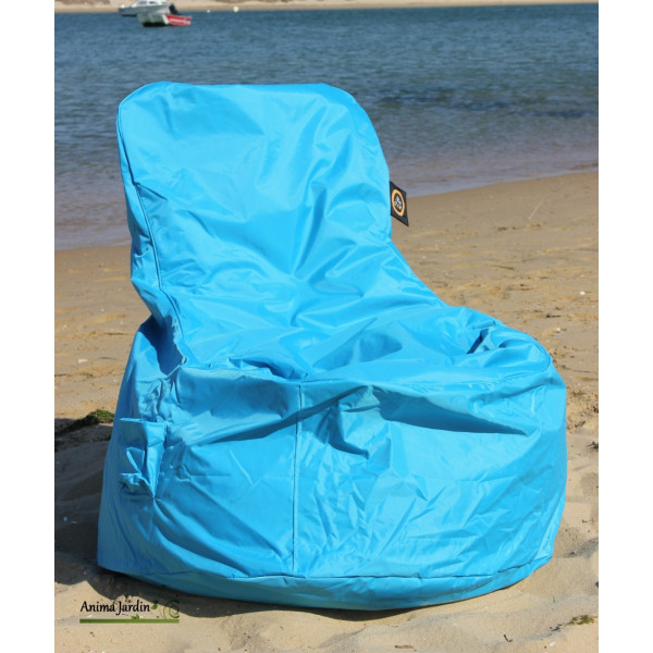 Fauteuil Sitinchair, bord de piscine, pouf, billes polystyrène, achat pas cher