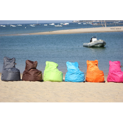 Fauteuil Sitinchair, bord de piscine, pouf, billes polystyrène, achat pas cher