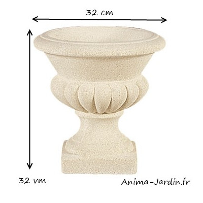 Coupe Médicis en pierre reconstituée, M10, pot 32cm, achat