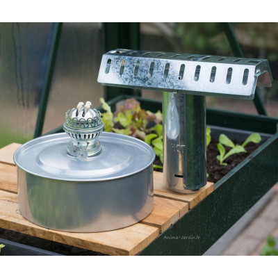 Chauffage à la paraffine pour serre de jardin-balcon 4m², 600 Watts, à poser, pas cher